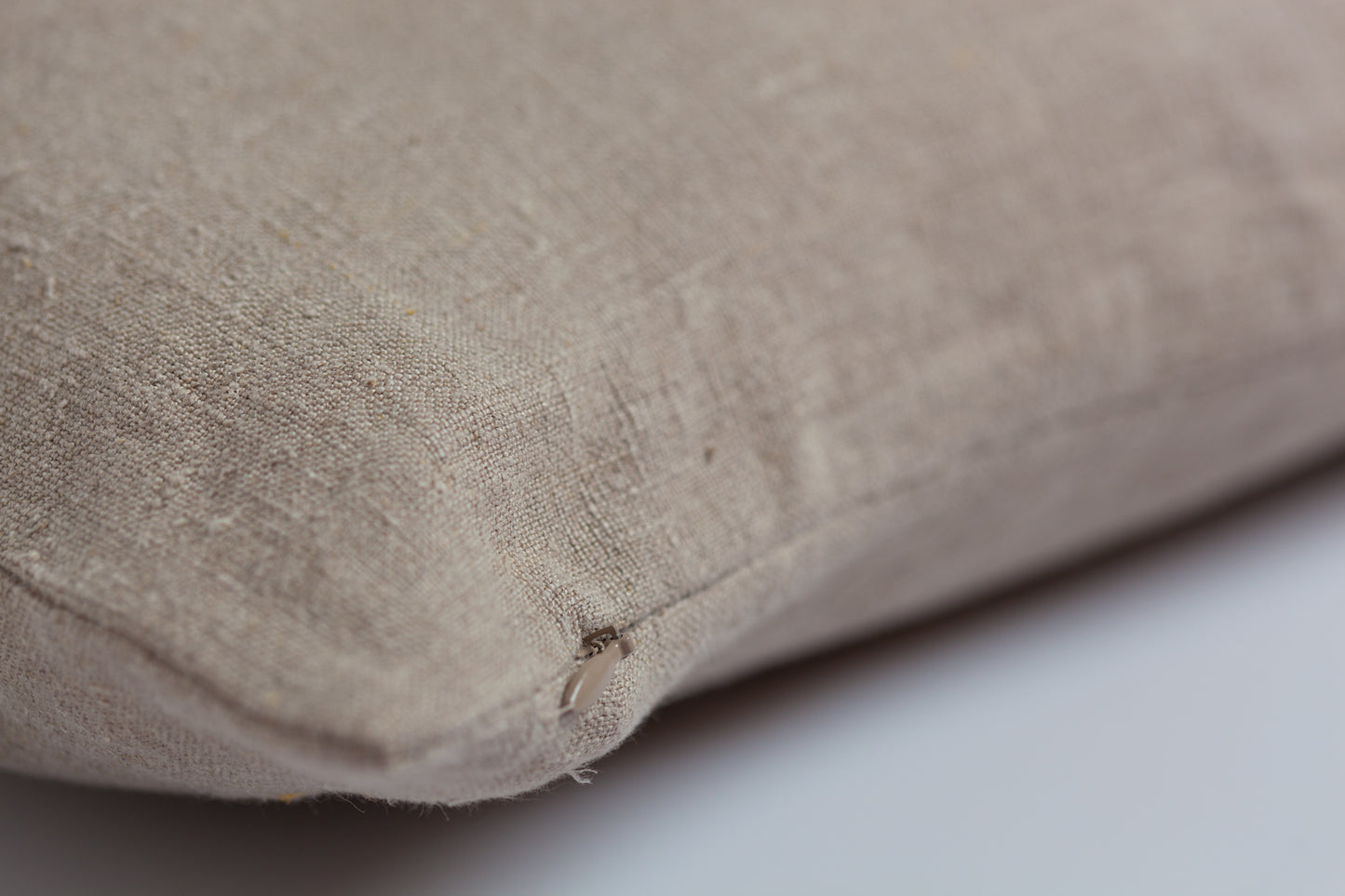 Natural linen pillow cover