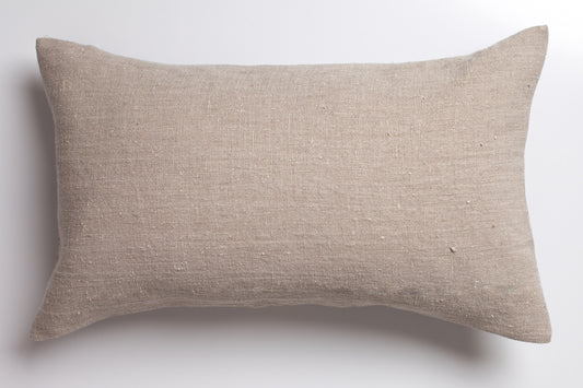 Natural linen pillow cover